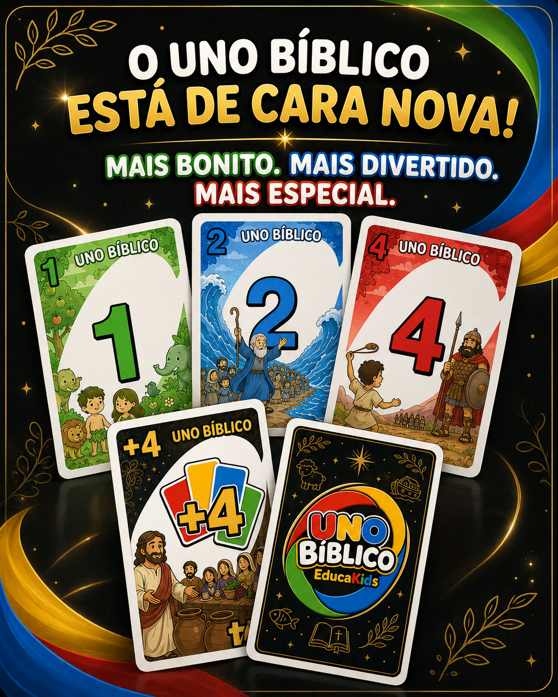 Nova apresentação do UNO Bíblico