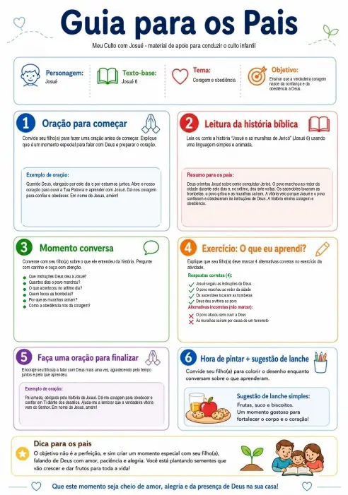 Guia para os Pais do Cultinho de Josué
